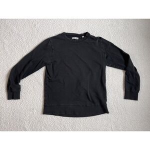 Jack & Jones Mens JJEHOLMEN Sweat Crew Neck Black Long Sleeve Sweatshirt